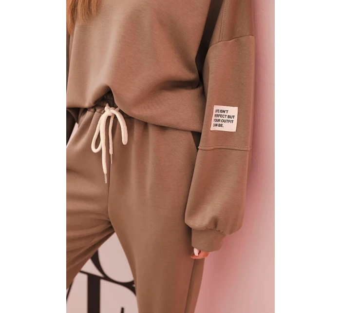 Komplet mikina + kalhoty model 21234217 fango - K-Fashion Komplet mikina + kalhoty model 21234217 fango - K-Fashion