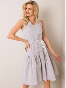 Šaty LK SK 508215.30P biela šedá