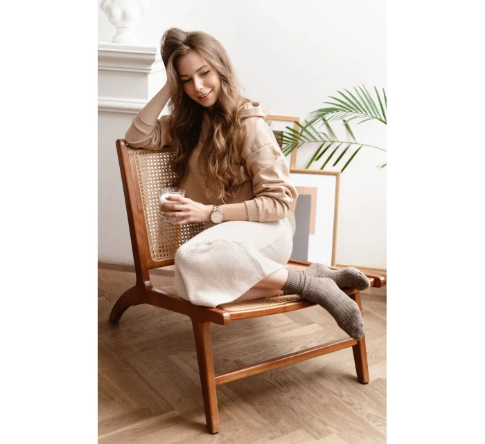 Ponožky 044-003 Melange Beige - Steven Ponožky 044-003 Melange Beige - Steven