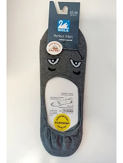 Pánské vzorované ponožky se  šedé  model 22082229 - Wola