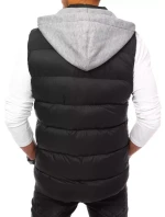 Pánská vesta s kapucí černá Dstreet model 21963874 - FashionStreet