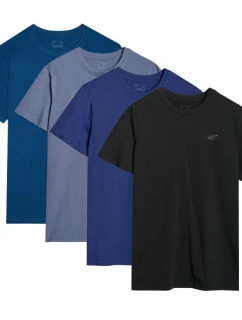 Pánske tričko (sada 4 tričiek) 4F 4P-SS-4FWMM00TTSHM2256-90S 4PAK