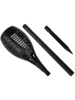 SOLÁRNA BATERKA TANCUJÚCE PLAMENE 12X12X78CM 36 LED XXXL