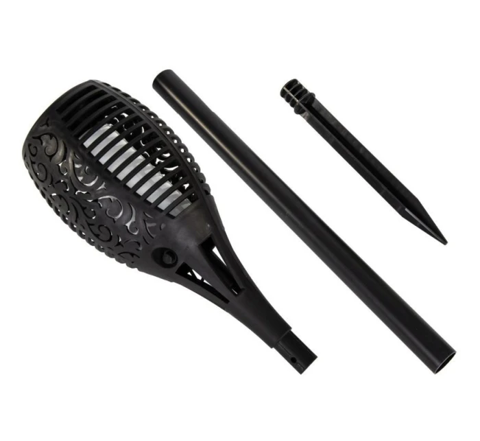 SOLÁRNA BATERKA TANCUJÚCE PLAMENE 12X12X78CM 36 LED XXXL