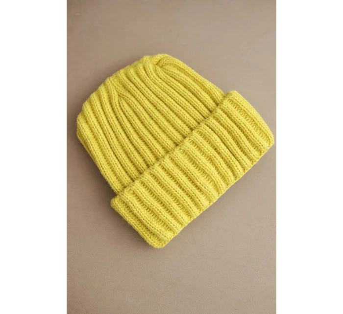 Čepice s rolováním Magda K293 camel Čepice s rolováním Magda K293 camel