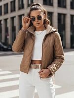 Dámska prešívaná bunda MAXWELL beige FashionStreet TY4110