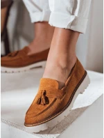 Dámske semišové mokasíny VANESSO camel FashionStreet ZY0714 Dámske semišové mokasíny VANESSO camel FashionStreet ZY0714