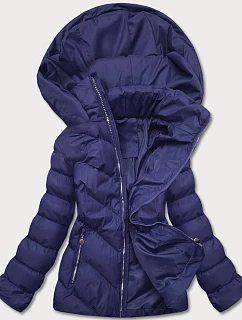 KRÓTKA ZIMOWA KURTKA DAMSKA GRANATOWA model 21244528 - J.STYLE