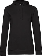 B&C #Hoodie /women Dámska mikina s kapucňou 01.W04W čierna číra