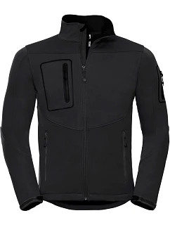 Pánská 3vrstvá sportovní softshell bunda 10. black model 22473477 - Russell Athletic
