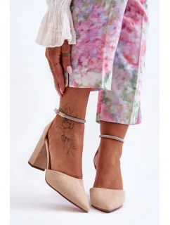 Zamszové se Béžové Diamond model 21626038 - Boto