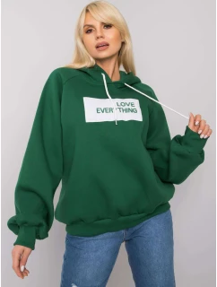 Mikina EM BL 651/2.41X tmavo zelená