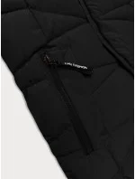 Černá dámská zimní bunda s kožešinovou podšívkou model 21247977 - LHD