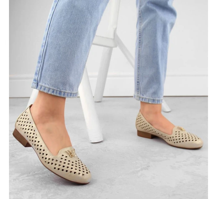 Žaluďové topánky M.Daszynski W SAN35 gold