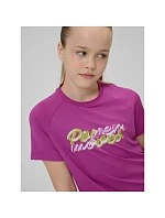 Dívčí rychleschnoucí sportovní tričko model 22208121 - 4F Dívčí rychleschnoucí sportovní tričko model 22208121 - 4F