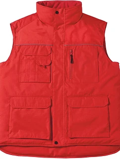 Pracovná vesta B&C Expert Pro 01.0C40 červená