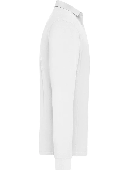 JN Pánské pracovní piqué polo s dlouhým rukávem 02. white model 22533450 - Daiber