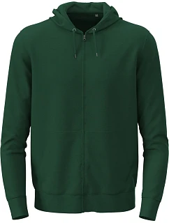 Stedman Classic Zip Hoodie Mikina s kapucňou „Classic“ 05.4500 fľaškovozelená