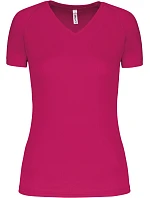 PA 477 Dámské sportovní tričko s výstřihem do V model 22513256 fuchsia - Kariban ProAct