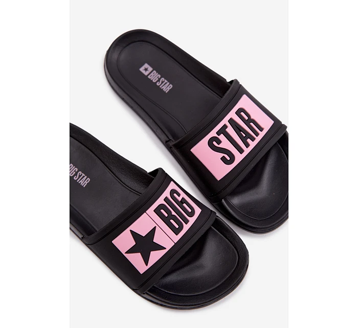 Dětské pantofle Big Star TT374A004 Černo-Růžové