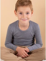 Bluzka BR BZ model 21219657 ciemny szary - FPrice Bluzka BR BZ model 21219657 ciemny szary - FPrice