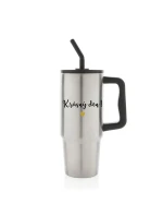 KRÁSNÝ DEN - stříbrný cestovní termohrnek 900 ml