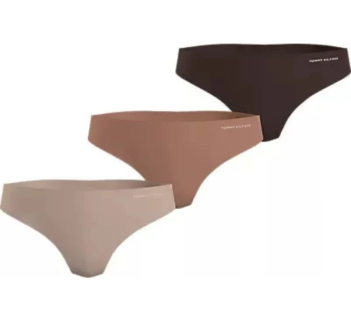 Dámske nohavičky 3Pack BRAZILIAN UW0UW03871 0R3 Mix Brown - Tommy Hilfiger Dámske nohavičky 3Pack BRAZILIAN UW0UW03871 0R3 Mix Brown - Tommy Hilfiger