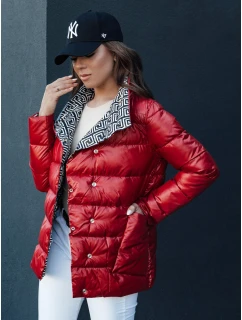 Dámska prešívaná prechodná bunda DELSY červená FashionStreet TY4417