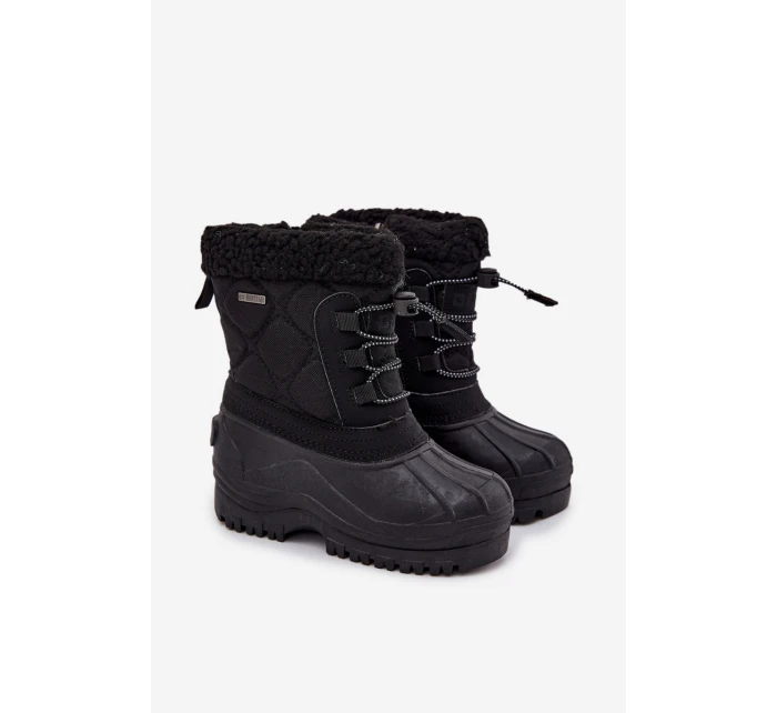 Zateplené dětské sněhule na zip Big Star model 21705995 Černé - Big Star Shoes