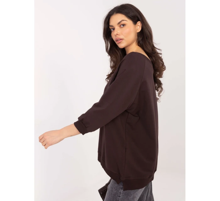 Blúzka RV BL 5676.09 tmavohnedá