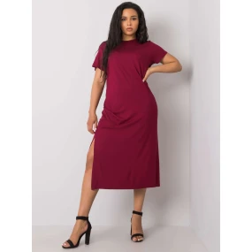 Šaty RV SK 6637.13X bordová Šaty RV SK 6637.13X bordová