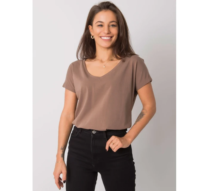 Tričko RV TS 4832.11P hnedé