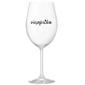 VÍNOPIČKA - čirá sklenice na víno 350 ml