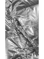 Šedo-čierna obojstranná oversize bunda (h-1088-61)