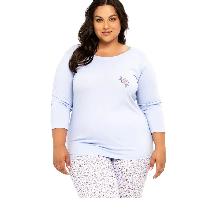 Dámske pyžamo 3257 Ariella modré - TARO