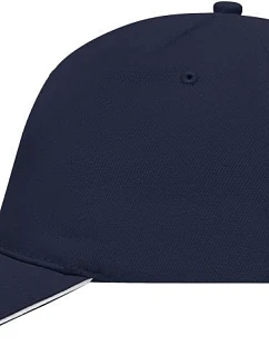 MB 35 5 panelová sandwich kšiltovka model 22502343 navy/white - Daiber