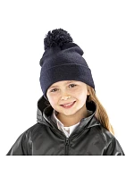 RC Dětská pletená čepice s bambulí 28. black model 22424523 - Result Headwear RC Dětská pletená čepice s bambulí 28. black model 22424523 - Result Headwear