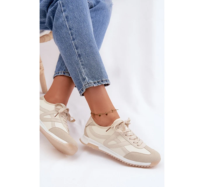 Dámské tenisky model 22099994 béžové - VINCEZA