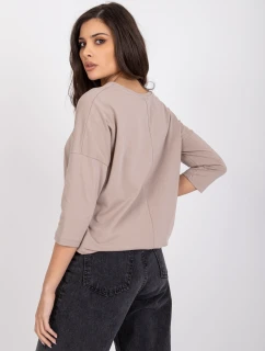 Bluzka RV BZ model 21858909 ciemny bezowy - FPrice