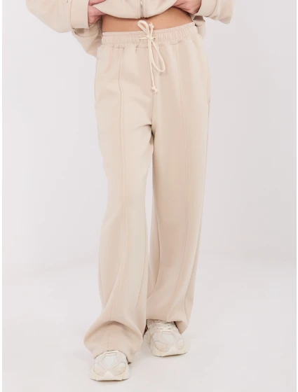 Spodnie SM SP model 21782414 jasny beżowy - FPrice Spodnie SM SP model 21782414 jasny beżowy - FPrice