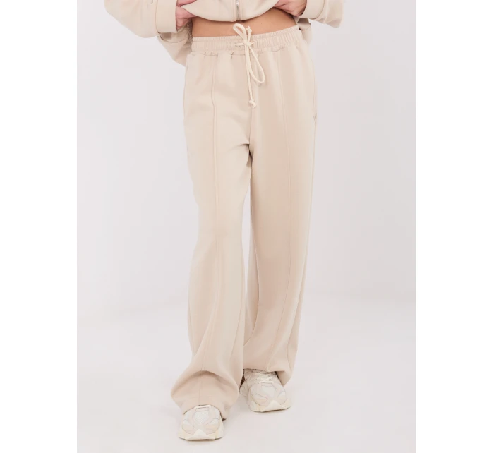 Spodnie SM SP model 21782414 jasny beżowy - FPrice Spodnie SM SP model 21782414 jasny beżowy - FPrice