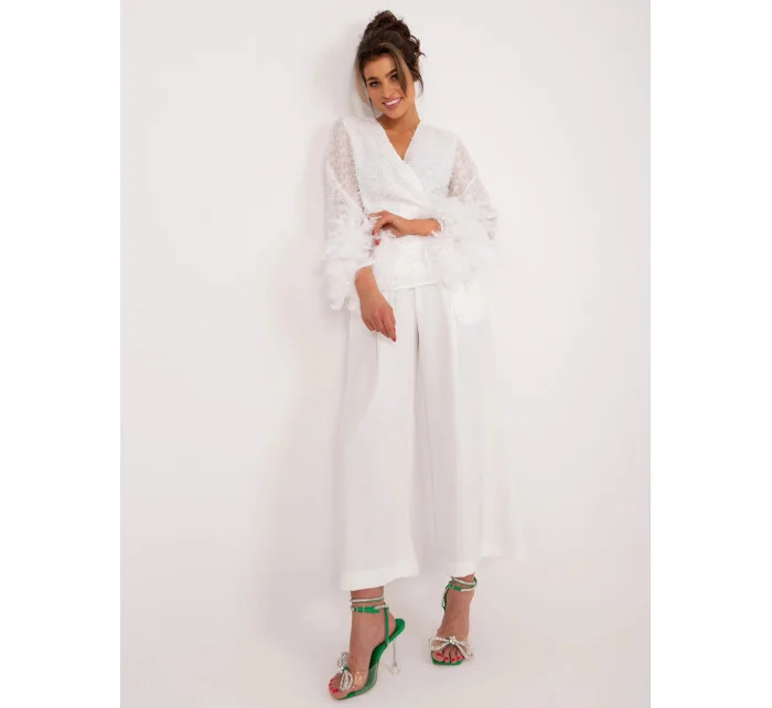 Dámska blúzka LK BZ 509522 1.20 biela - Lakerta