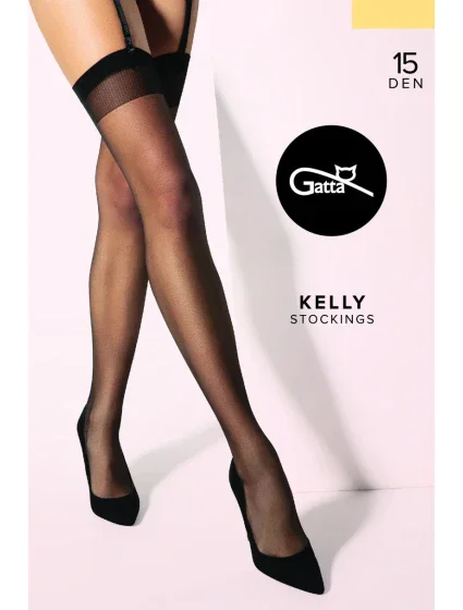 Dámské punčochy k podvazkovému pásu model 16114833 Stretch - Gatta Dámské punčochy k podvazkovému pásu model 16114833 Stretch - Gatta