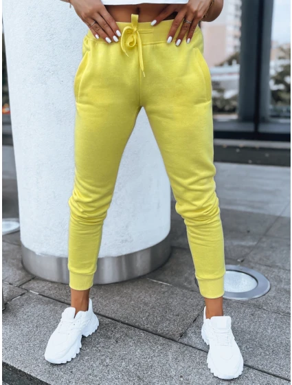 Dámske tepláky FITS žlté UY0580 Dámske tepláky FITS žlté UY0580