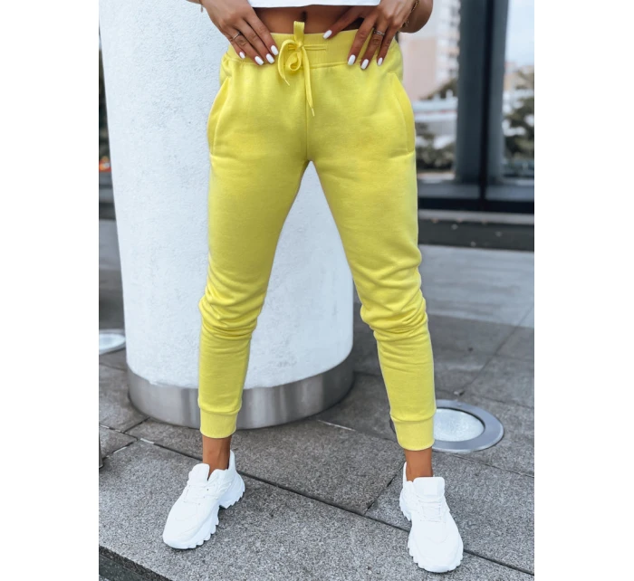 Dámske tepláky FITS žlté UY0580 Dámske tepláky FITS žlté UY0580