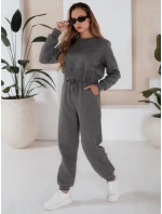 Dámská tepláková souprava tmavě šedá Dstreet model 21964653 - FashionStreet Dámská tepláková souprava tmavě šedá Dstreet model 21964653 - FashionStreet