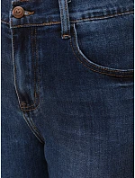 Dámské džíny Mom Fit s elastickým pasem, modré, FashionStreet UY3102 Dámské džíny Mom Fit s elastickým pasem, modré, FashionStreet UY3102