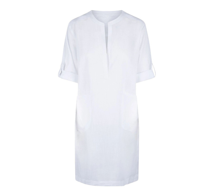 Plážové šaty 7225 biele - LingaDore
