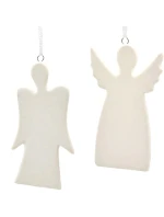 SADA DVOCH DIY anjelských príveskov 5x0,5x10,5 cm SADA DVOCH DIY anjelských príveskov 5x0,5x10,5 cm