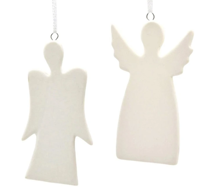 SADA DVOCH DIY anjelských príveskov 5x0,5x10,5 cm SADA DVOCH DIY anjelských príveskov 5x0,5x10,5 cm